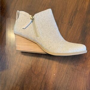 Toms Ankle Booties with Wedge Heel